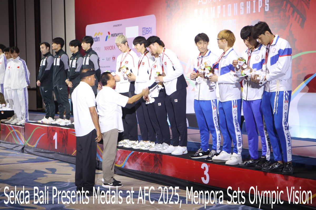 Sekda Bali Presents Medals at AFC 2025