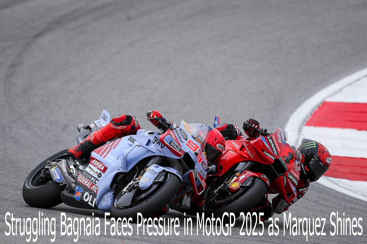 Struggling Bagnaia Faces Pressure in MotoGP 2025