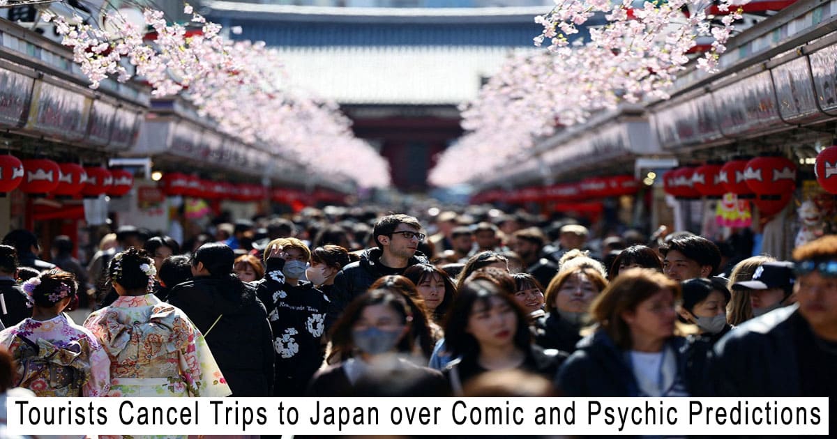 Tourists Cancel Trips to Japan over Comic and Psychic Predictions
